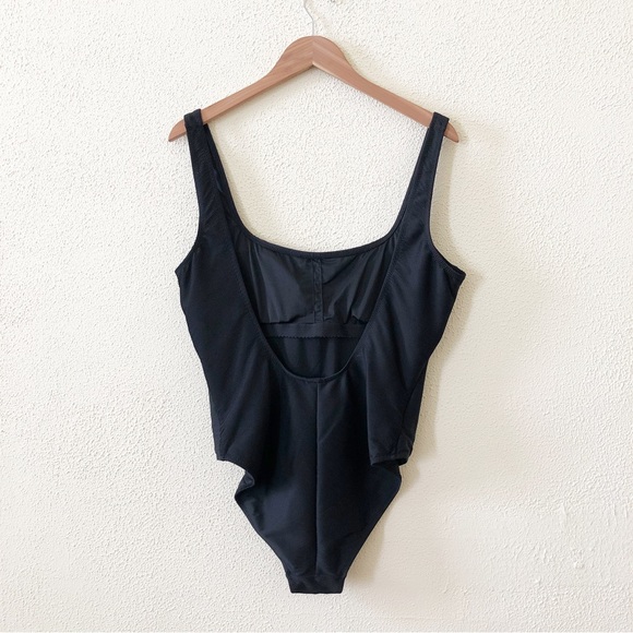 NWT J. Crew Ribbed Square Neck One Piece Swimsuit 14 - Picture 3 of 4